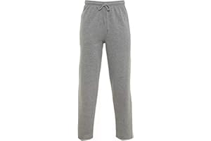 Style Lockers® Men's Open Hem Jogging Pants - Plain Bottoms Joggers Fleece Pants Active Wear Gym Sports Sweatpants Yoga Trousers Plus Sizes S-5XL