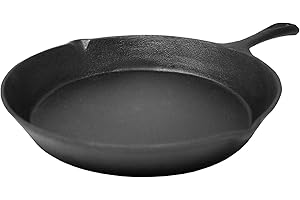 ToCis Big BBQ poêle à frire « Parthenaise » | Ø 30 cm Poêle à griller en fonte | poêle universelle ronde, lisse et pré-culottée | convient pour cuisinière (y compris induction) et barbecue