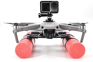 MotuTech - Traino di atterraggio sull'Eo per DJI Air 2S/Mavic Air 2, supporto galleggiante per slitta Landing Gear da slitta, gamba di protezione anti-shock