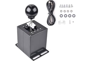 CNRAQR PC USB Racing Game Simulator Shifter Compatible with Logitech G29 G27 G25 G920,T300RS/GT 7+R