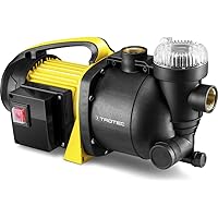 TROTEC Gartenpumpe mit Filter TGP 1005 E Wasserpumpe Rasensprenger 1.000 Watt Leistung 3.300 l/h Förderleistung
