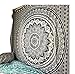 Produktbild Smile YKK Indischer Geblümt Zimmer Wand Dekoration Tapestry Wandteppich Tapisserie Mandala-Wandbehang S Schwarz