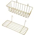 GBYAN Basket Straight Shelf for Gird Board Wall organizer Wall Grid Accessories for Home and Kitchen, 2Pack