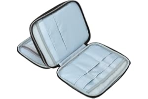 Artibetter Knitting Needle Bag Storage Bag for Travel Operator for Round and Straight Knitting Needles (Accessories Not Included)