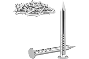 JWTYU 100 Pièces Clou Beton 50mm Clous Acier Au Carbone Petit Clou Pointe Pour Mur En Briques Rouges Mur En Béton Projet De Rénovation De Maison Et Tuyaux En Fer