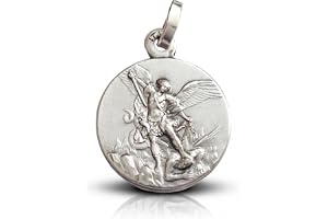 I G J 925 sterling silver sann michale bågsmedalj – patron snar medaljer