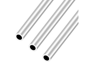 iMeistek 6063 Aluminium Round Tubes,14mm OD,10mm ID,300mm Length Seamless Straight Round Tubing for Industrial,Decorative,Architectural(3PCS)