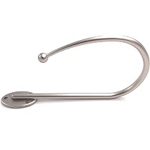 2 Stück Vorhang-Raffhalter Aus Metall – Chrom/Silber, Ø 3,8 Cm – Zur Wandmontage Mit Schrauben & Dübeln