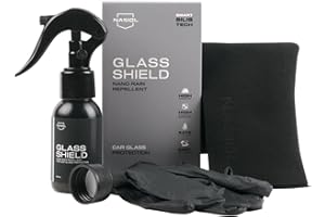 Nasiol Glasshield Araç Nano Yağmur Kaydırıcı Ve Su İtici Sprey-50 Ml-2 Yıl Etkili-Cam Koruma,Otomobil,Motosiklet Cam,Ayna Su Kaydırıcı,Yağmur Tutmaz Nano Kaplama
