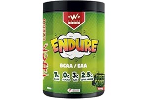 TWP Nutrition Platinum Series Endure, EAAs & BCAAs Electrolyte Blend Pre, Intra and Post Workout, Zero Sugar, 510g and 30 Servings, 14 Great Flavours (Super Sour Apple)