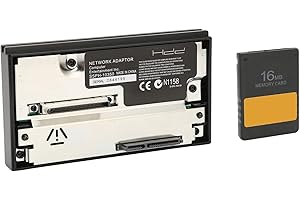ZUNATE SATA Network Adapter for PS2 with FMCB Version 1.966 Memory Card - Connect SATA Hard Drives to Console and Play Games From HDD Without Discs
