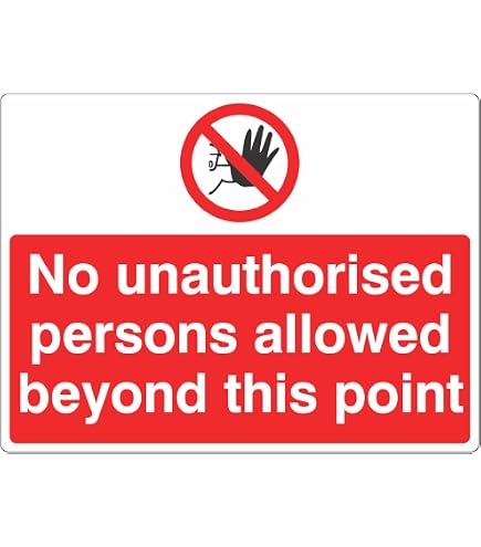 No Entry Stickers | Safety Labels | Morsafe Supplies UK