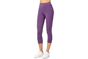 Merry Style Leggins Corti Donna 3/4 Pantaloni Capri Leggins Donna in Viscosa Traspirante, Pantaloncini Fitness Corti per Sportivi o Casual MS10-144