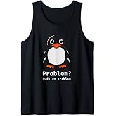 Tux Linux Penguin Problem? Sudo rm -rf / Tank Top black