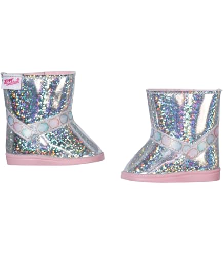 Puppenschuhe Schwarz Aus Samt - Winterstiefel Für 46cm Puppen Wie American Girl