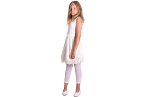 looksy Ragazze Collant Senza Piede Lunghezza 7/8 per Gonna Abito Tunica Leggings Sottili per Little Lady alla Moda Bambini Balletto Ginnastica Scuola Pantaloni Alice