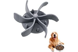 OUDIZZ Comedero Perro Lento Antivoracidad Accesorio Slow Food Cuencos Plato para Comer Despacio Ralentizar Alimentador Tazón Alimentación Comida Lenta para Perros, Tamaño Ajustable