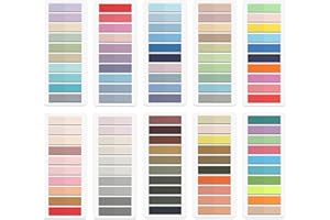 AMZSKU 2000 foglietti adesivi, autoadesivi, impermeabili, scrivibili, riposizionabili, per scuola, casa, ufficio