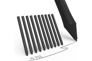 SSS·GRGB reservfiltspetsar för Wacom Bamboo Intuos pennor, 10 stycken