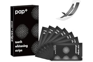 IKadiya Blanchiment Dentaire[28 Pièces], Bandes de Blanchiment Dentaire, Non Sensible 14 Ensembles Blanchisseur de Dents, Éliminent Les Taches Profondes(Noir)