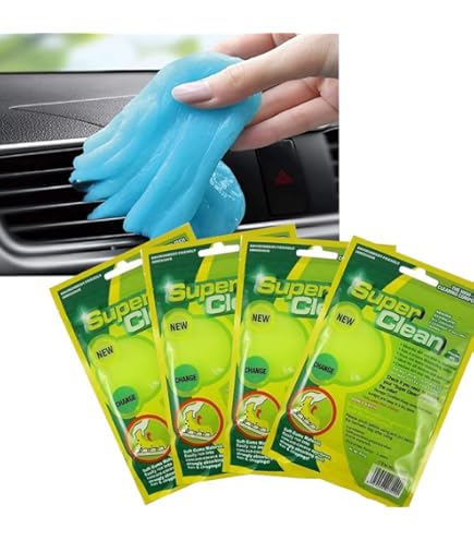 OVLENG Tastaturreiniger Gel 4 Stück - Universell Für PC, Auto, Elektronik