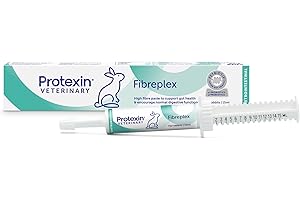 Protexin Veterinary Fibreplex for Rabbits, Syringe – A Probiotic and Prebiotic Paste to Encourage Normal Digestive Function. Carrot Flavour Orange