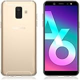 NEW'C Cover Compatibile con Samsung Galaxy A6, Custodia Gel Trasparente Morbida Silicone Sottile TPU [Ultra Leggera e Chiaro]