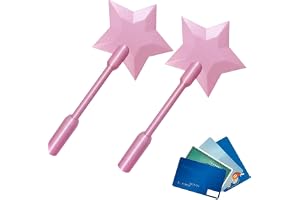 2 x kreditkortsstav 3D-tryckt betalningspinne, magiska stavar kreditkortshållare för att betala stavar, Starmagic Wand kontak