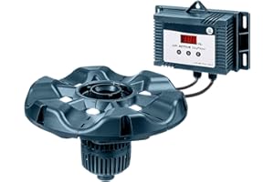 FIAP Air Active OxyFlow Floating Fountain Aerator for Garden Ponds with LED Lighting Adjustable Ventilation Water Feature