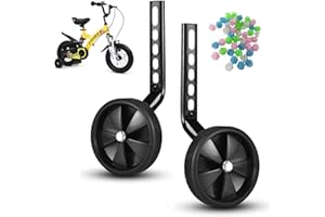 LAMOOER Stützräder Fahrrad stabilisator für Kinder Fahrradstütze Hinterräder für 12 14 16 18 20 Zoll Kinderfahrrad