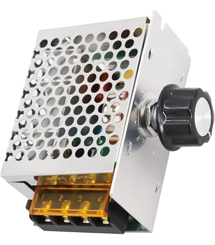 Spannungsregler-6000W AC 220V SCR Elektrischer Spannungsregler Dimmer Motortemperaturregler für Elektroofen, Warmwasserbereiter, Lampen, Kleinmotor Spannungsregler-6000W AC 220V SCR Elektrischer Spannungsregler Dimmer Motortemperaturregler für Elektroofen, Warmwasserbereiter, Lampen, Kleinmotor