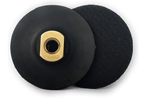 HOMESOM 3 "2 PZ Pad Posteriore Per Diamante Lucidatura Pad In Gomma A Base Di Rettifica Supporto Del Disco m14 Filo Per Smerigliatrice Angolo