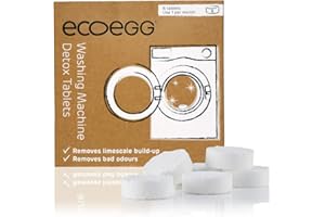 Ecoegg Lot de 6 tablettes détoxifiantes naturelles pour machine à laver