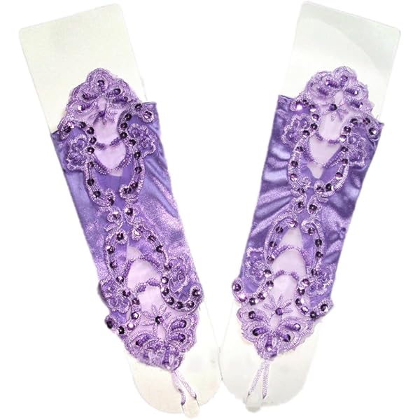 2 Paia Guanti In Pizzo Senza Dita | Stile Retr&ograve; Con Fiori | Per Matrimoni, Halloween E Feste | Taglia Unica Nero