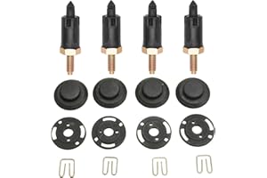 AUTOCRAFT (4 Stück) Befestigungen für Motorabdeckung 2.0 HDI kompatibel mit Citroen Berlingo C4 C5 Xantia Xsara und 206 306 307 406 607 806 Expert OEM 0137F6 13711