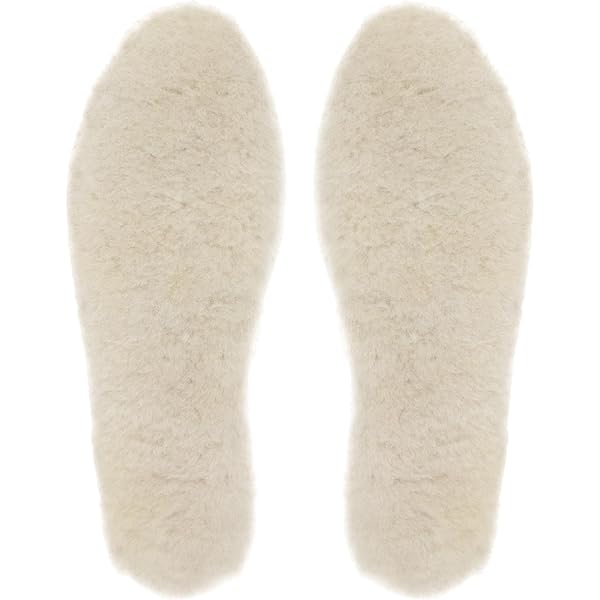 Lammfell Einlegesohlen Winter - Natürliche Schaffellsohlen Für Damen & Herren Gr. 36-46
