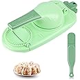 RUNEAY Dumpling Maker, Dumpling Maker 2-in-1 Dumpling Mould Printing, Manual Dumpling Machine, Dumpling Moulds, Dumpling Skin Maker, Skin Packaging, Dumpling Skin Maker, Dumpling Moulds