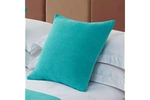 LEEMQCYA 45 x 45 cm blå grön matchande kuddöverdrag paket med 1 prydnadskuddöverdrag för soffa soffa sovrum vardagsrum utomhus dekorativ