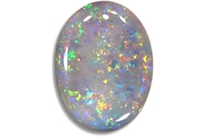 DINJEWEL 10.25 ratti / 9.50 carat 100% Natural white opal stone original certified australian opal stone original certified natural gemstone, 9.50 carat, Gemstone, opal