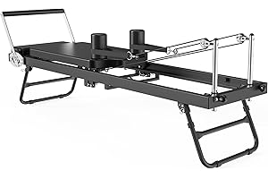 XS Sports Folding Home Pilates Reformer Board Dual Resistance Machine - Gym Studio