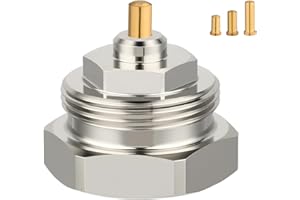 Ancable Heizkörperadapter M30x1.0 auf M30x1.5 für Oventrop Ventile 1011445 - Thermostatventil Feingewinde Adapter für Thermostat/Heizungsventil (1 Stück)