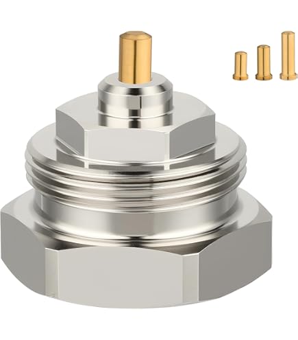 Oventrop Adaptador Ángulo 90° Para Radiador – Conexión M30 X 1,5, Válvula Separada Perfil C, Color Blanco