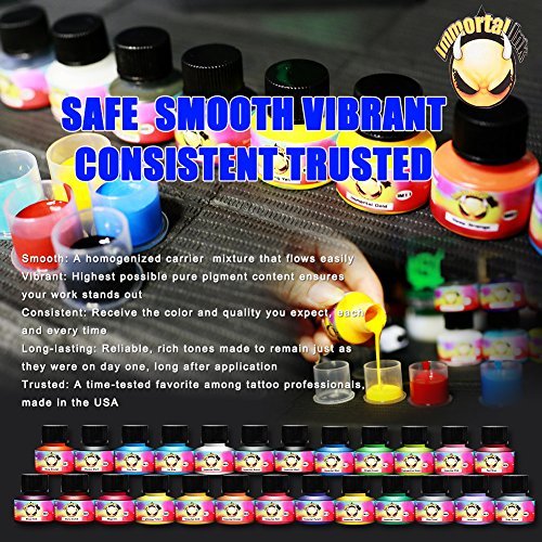 Professional Tattoo Kit 2 Tattoo Machine Guns 7 USA Inks Power Supply Foot Pedal Needles Grips Tips Tattoo Accessories D53EUYMX - 6