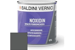 MASTERBRICO Smalto ferromicaceo antichizzante Baldini Vernici grana fine 750 ml vernice ferromicacea pittura ferromicaceo (FERRO ANTICO 661)