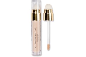‎EGYPT-WONDER EGYPT-WONDER Liquid Cream Concealer 5 ml – Flüssiger Concealer mit Schwämmchenapplikator – Kaschiert Augenringe & Unreinheiten – Mit Hyaluronsäure & Vitamin E
