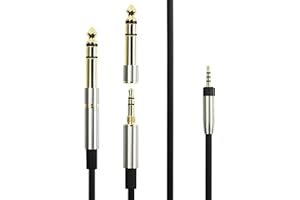 ABLET Cavo audio di ricambio, compatibile con cuffie Bose QuietComfort 25, QuietComfort 35, QC25, QC35 II, QC35, lunghezza 1,5 m