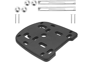 IPLUSMILE 1 Jeu de Base de Tronc – Porte-Bagages arrière – à Dos de réservoir magnétique – Support pour Top Case – Noir PP