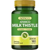 Nondo Milk Thistle 180 Kaps&uuml;l Jumbo Boy (Deve Dikeni, Enginar, Slibin, Kolin, Zerde&ccedil;al, Magnezyum)
