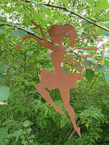 Elfe (Rostdeko) (groß) Anhänger - 4