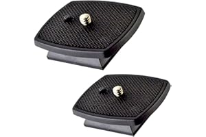 XANQKNG 2Pcs Quick Release Plate Tripod Head Screw Adapter Mount Camera Tripod Quick Release Plate Plate Clamp Adapter Used to Connect The Camera to The Tripod Head
